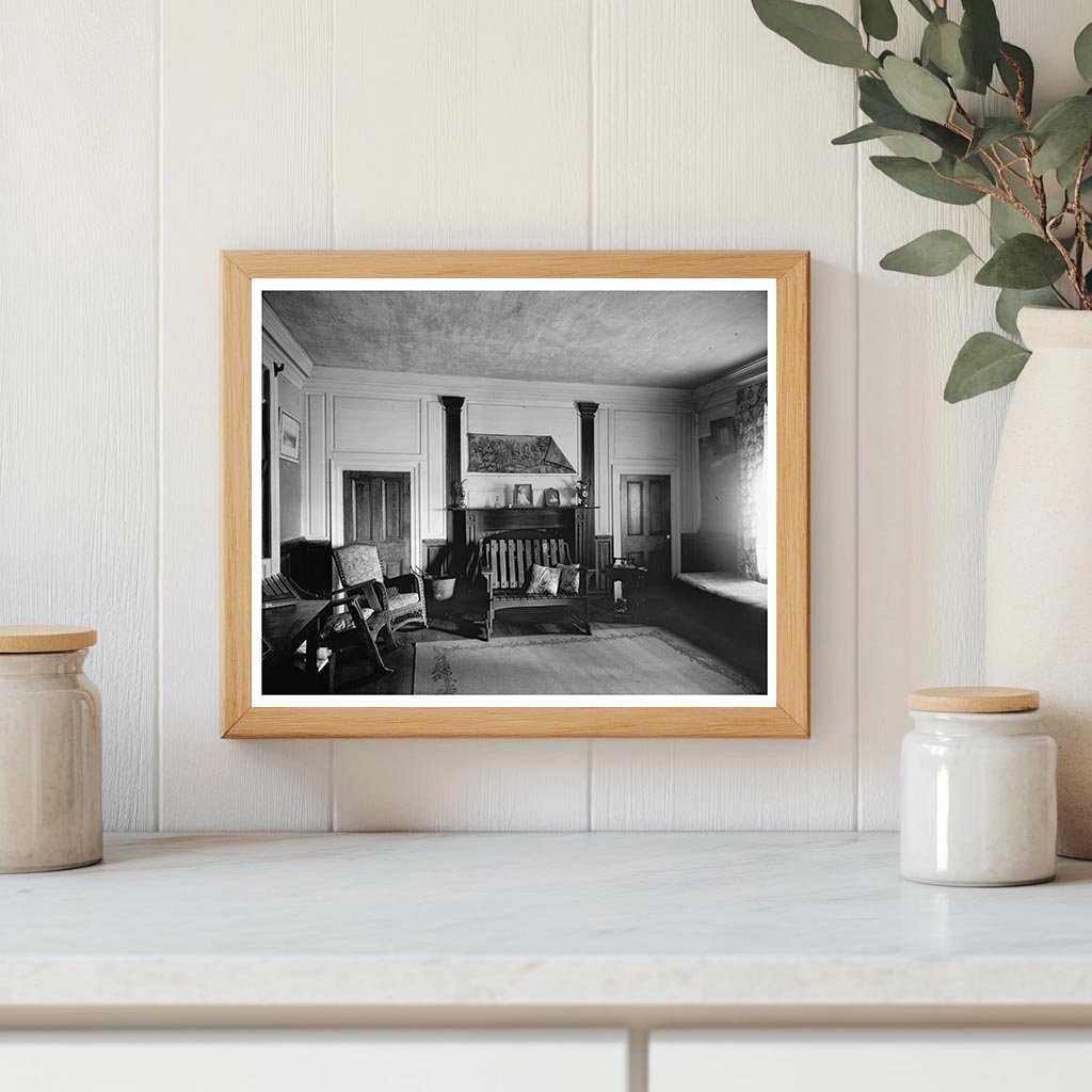 Armistead Home Interior, Mathews County, VA, Mid-20th Centur