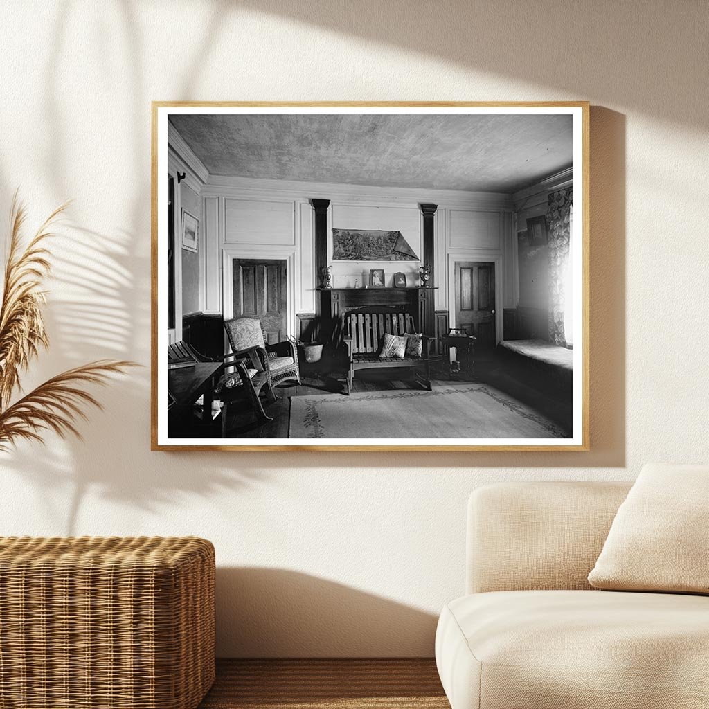 Armistead Home Interior, Mathews County, VA, Mid-20th Centur