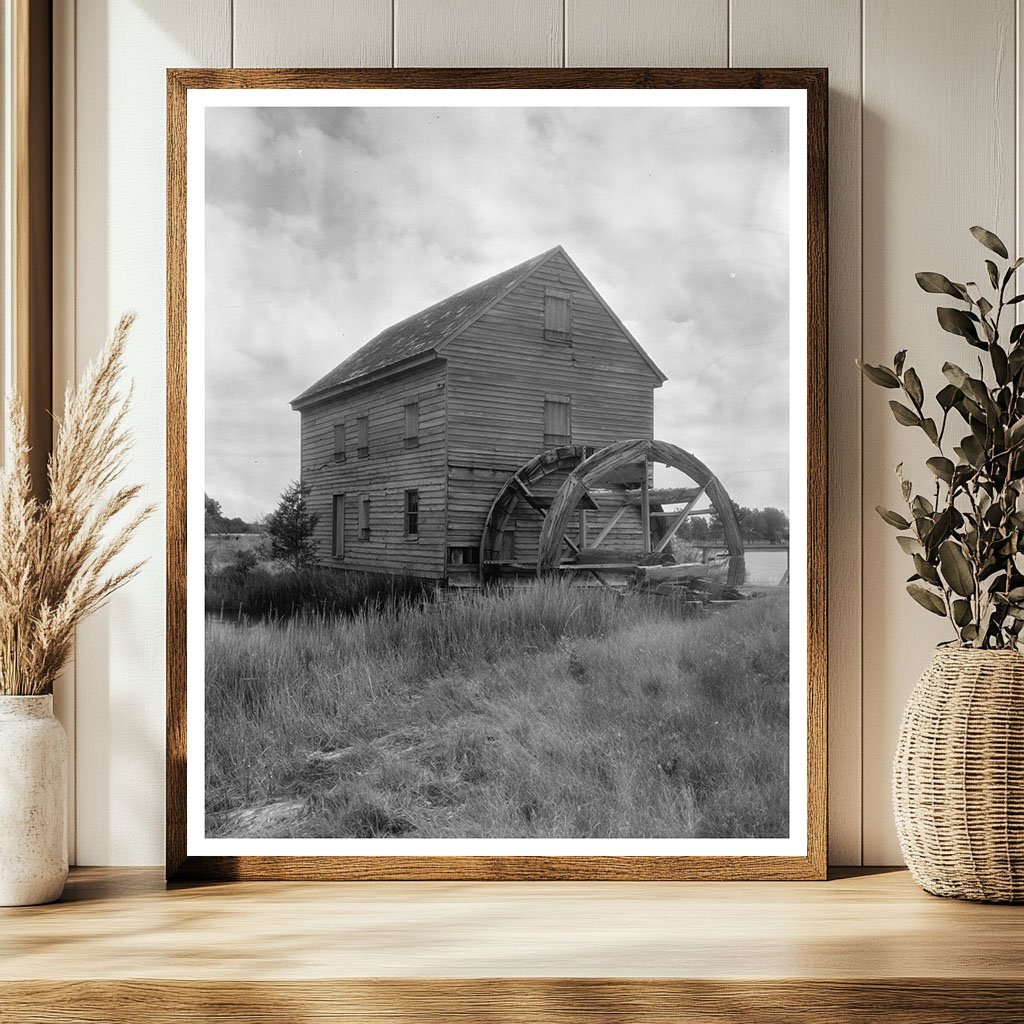 Watermill in Mathews County, VA - Carnegie Survey 1910