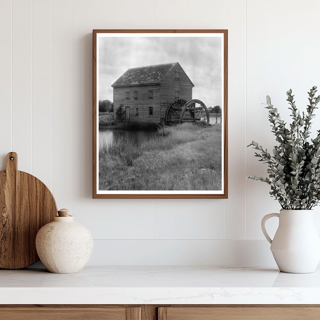 Water Mill in Mathews County, Virginia, Early 20th Century