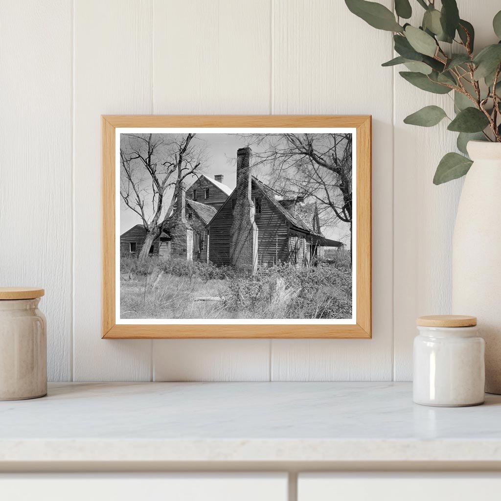 Vintage Farmhouse, Mecklenburg County, Virginia, 1953