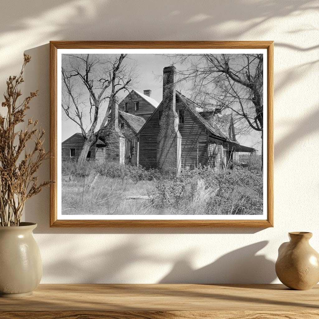Vintage Farmhouse, Mecklenburg County, Virginia, 1953