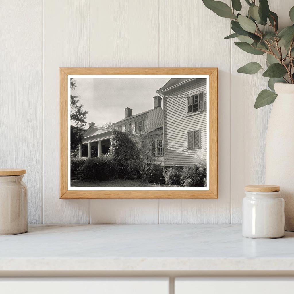 1953 Vintage Photograph of Edgewood, Virginia Residence