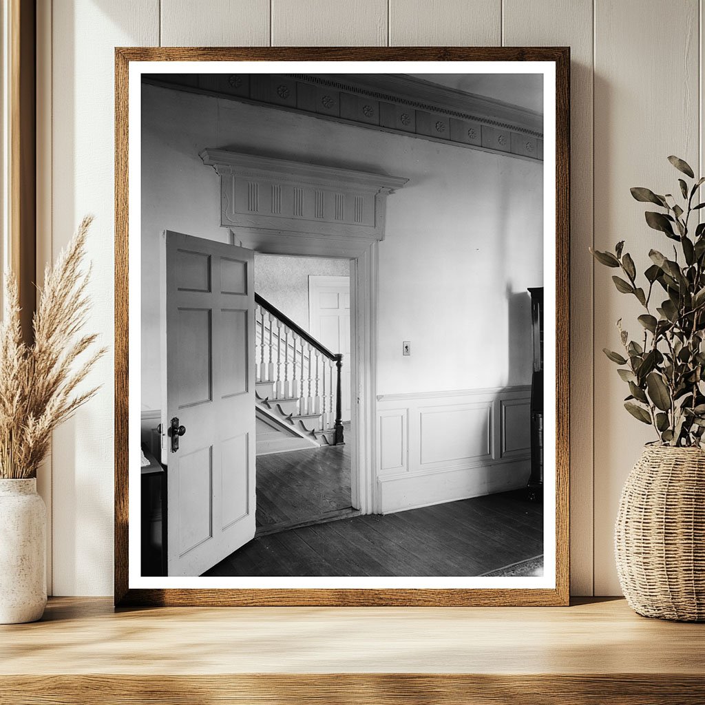 Wingina, VA Historic Building Detail, 1785 Vintage Photo