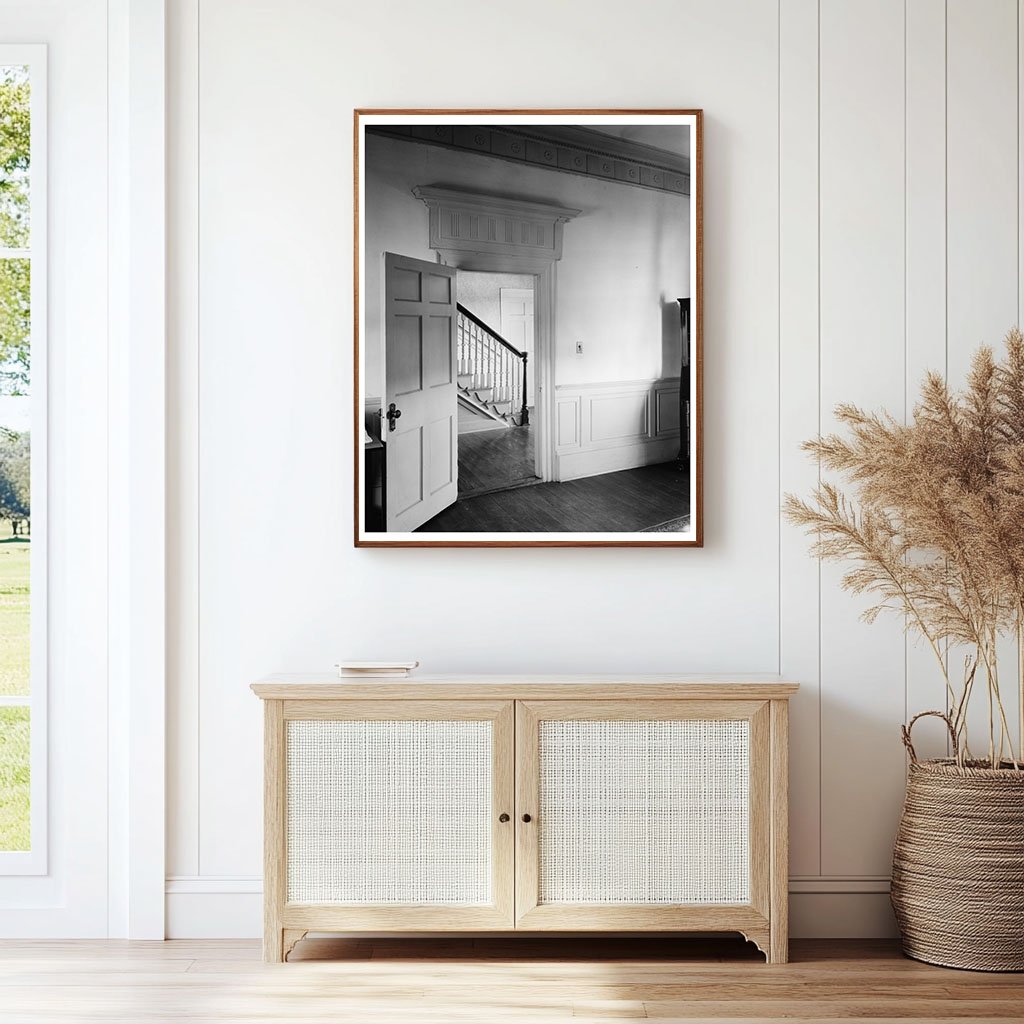 Wingina, VA Historic Building Detail, 1785 Vintage Photo