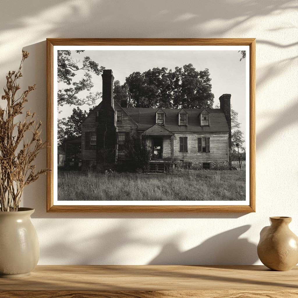 New Kent County Farmhouse Photo, Virginia 1900s