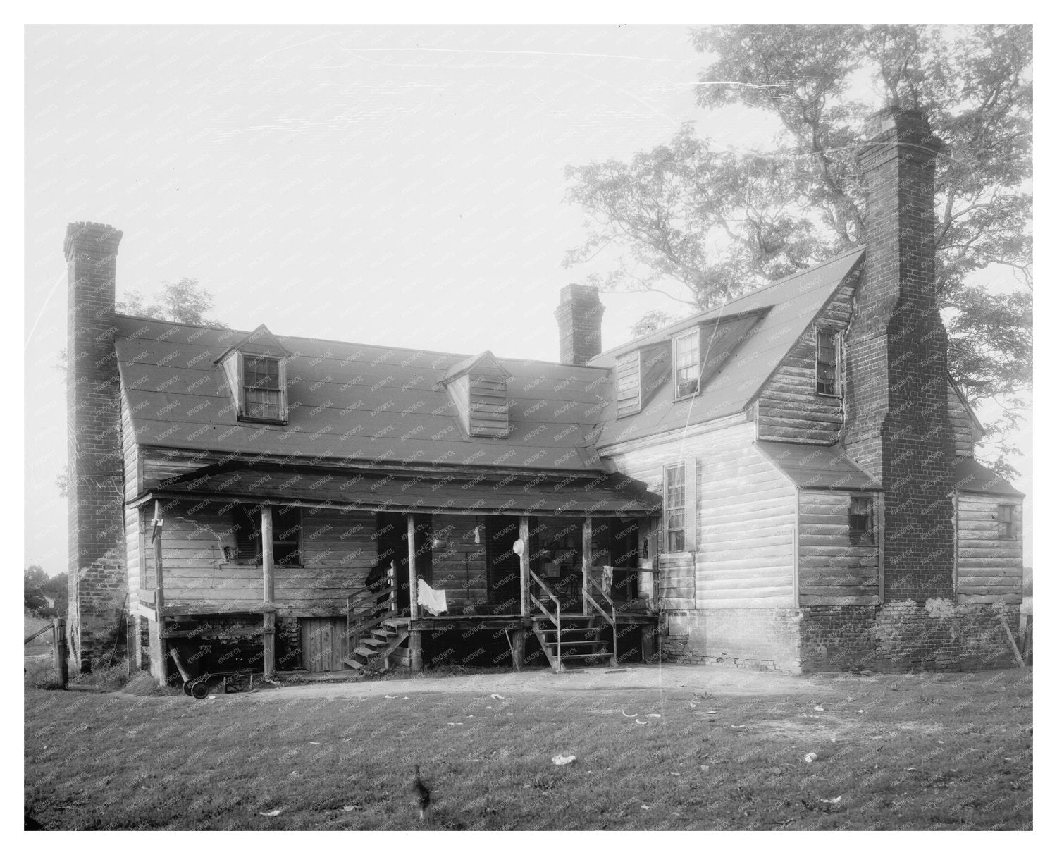 Vintage Farmhouse Photo, New Kent County, VA 1900s