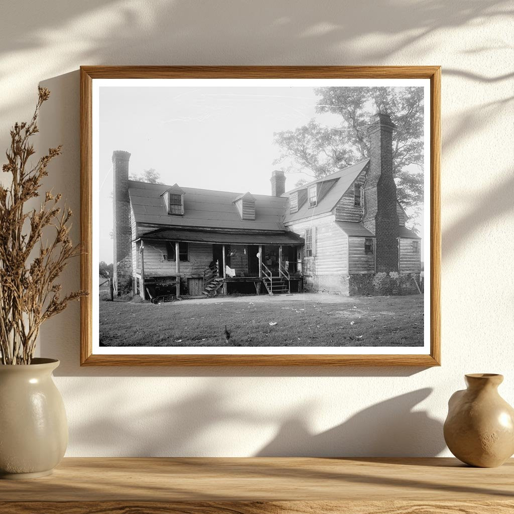 Vintage Farmhouse Photo, New Kent County, VA 1900s