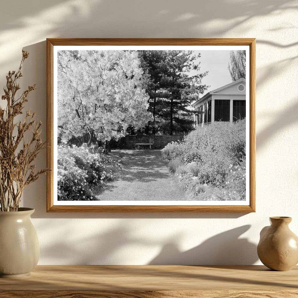 Warrenton VA Garden Photo from Mid-20th Century