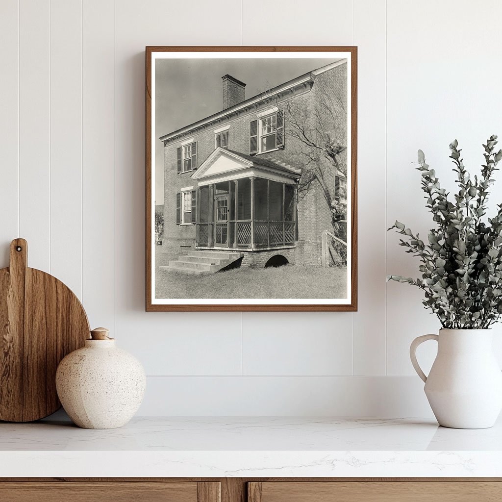 Old Hall, Nassawadox, VA: Vintage Photo from 1806-1808