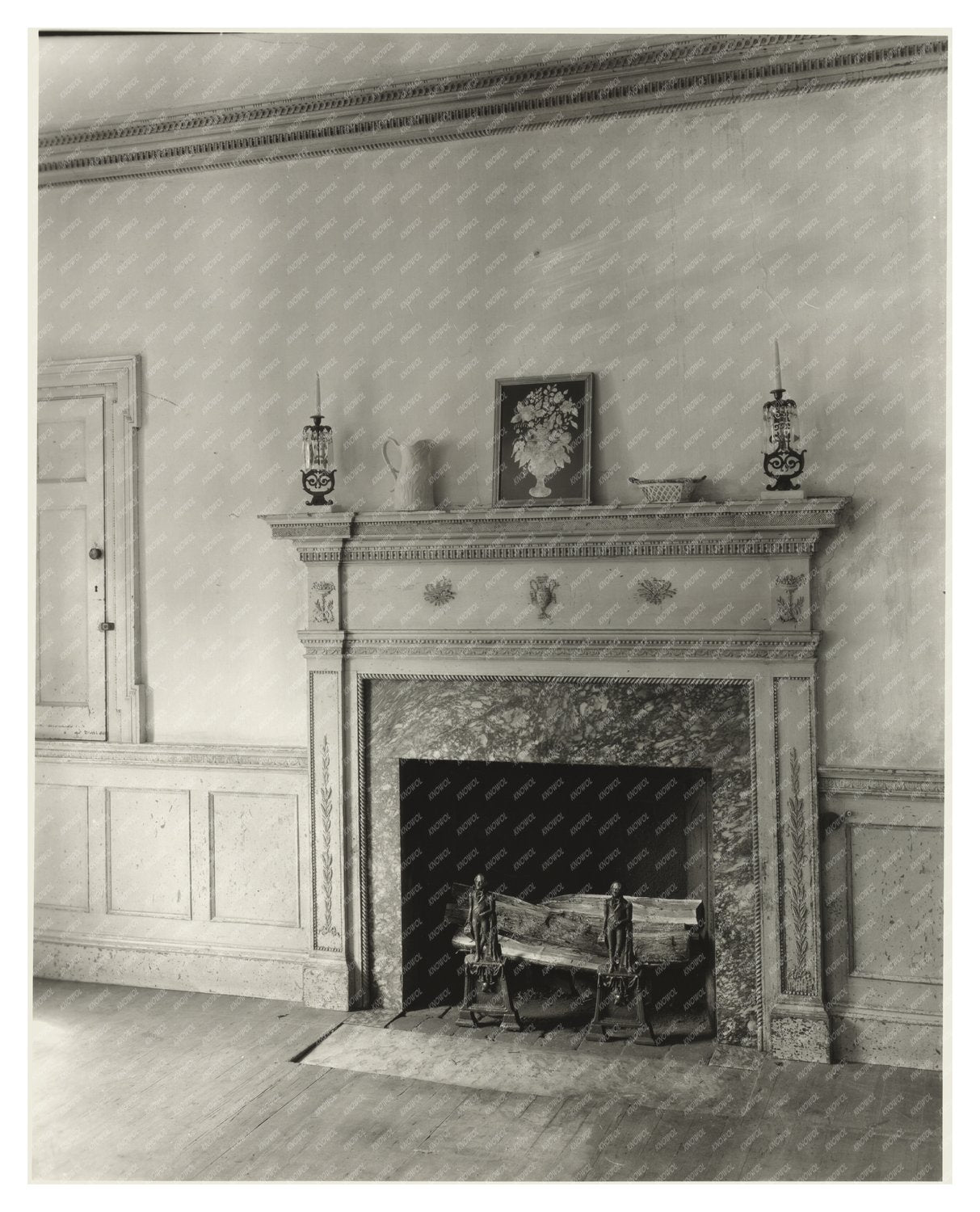 Historic Interior of Old Hall, Nassawadox, VA 1806