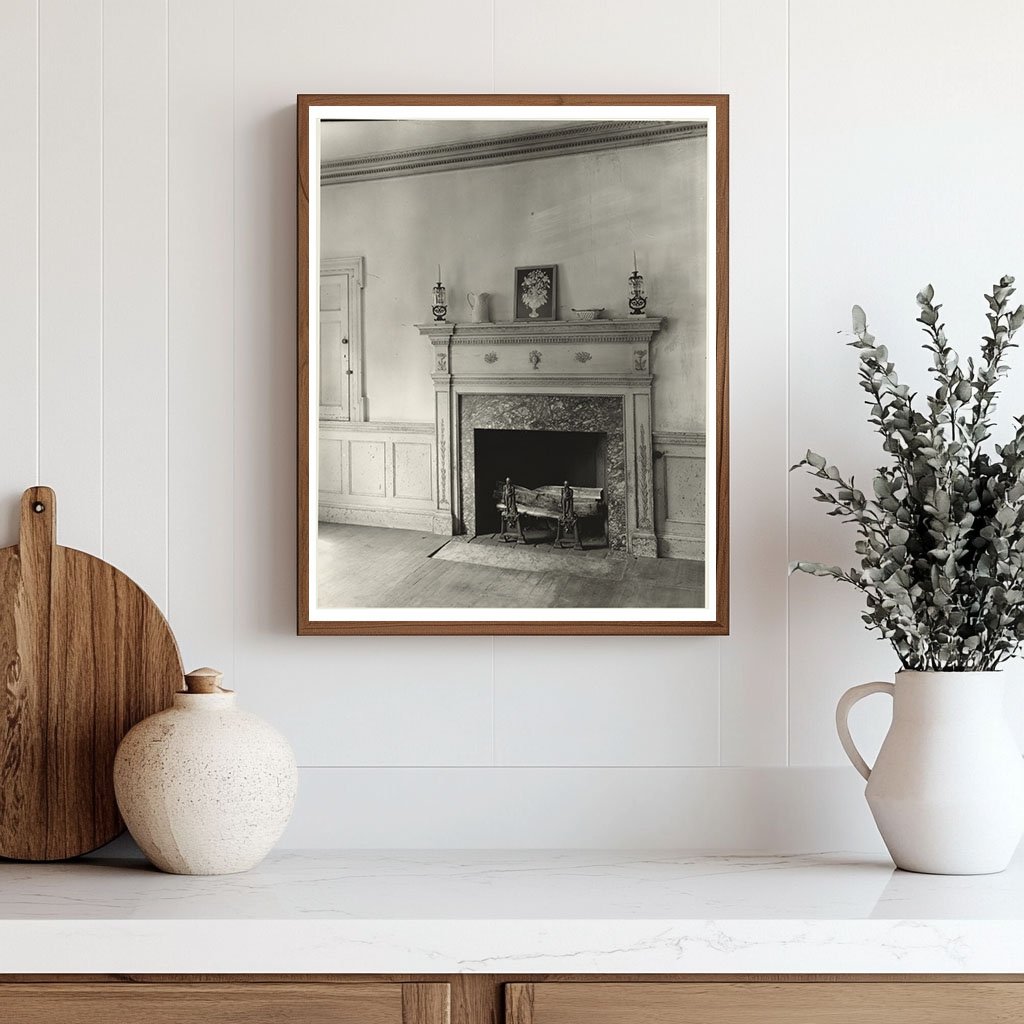 Historic Interior of Old Hall, Nassawadox, VA 1806