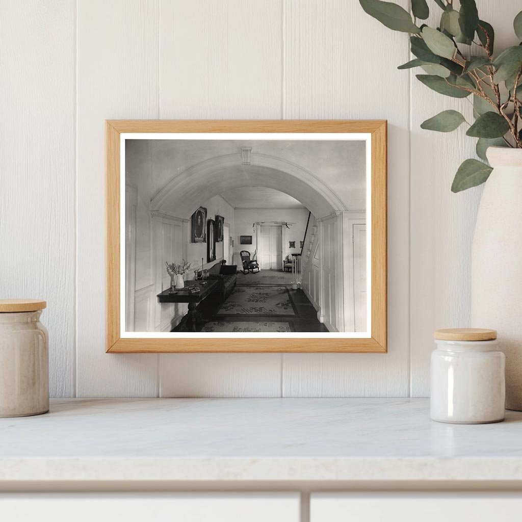 Old Hall in Nassawadox, VA: Vintage Photo from 1808