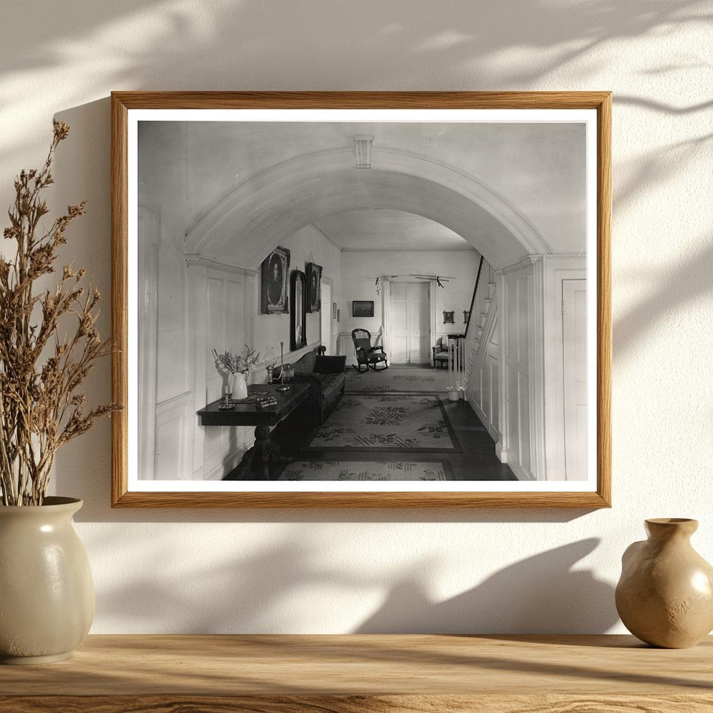 Old Hall in Nassawadox, VA: Vintage Photo from 1808