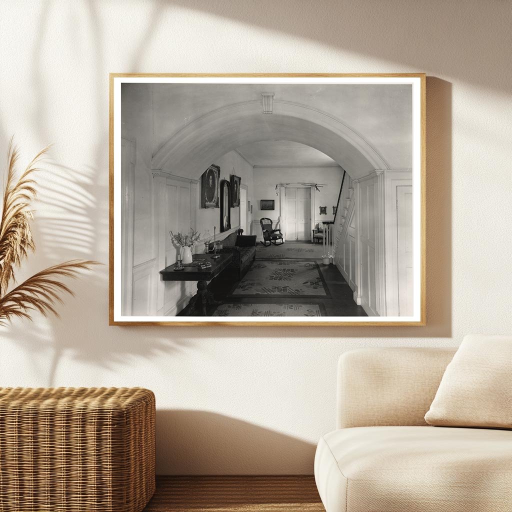 Old Hall in Nassawadox, VA: Vintage Photo from 1808