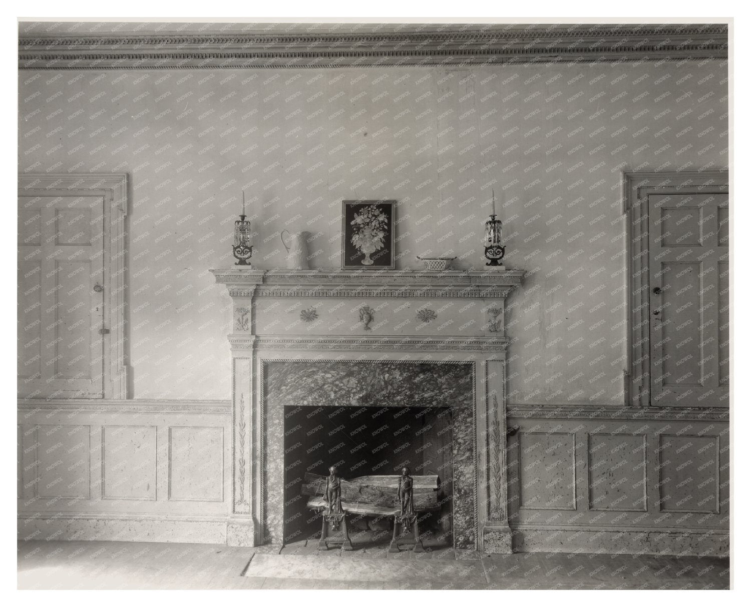 Old Hall, Nassawadox, VA: Historical Photo from 1953