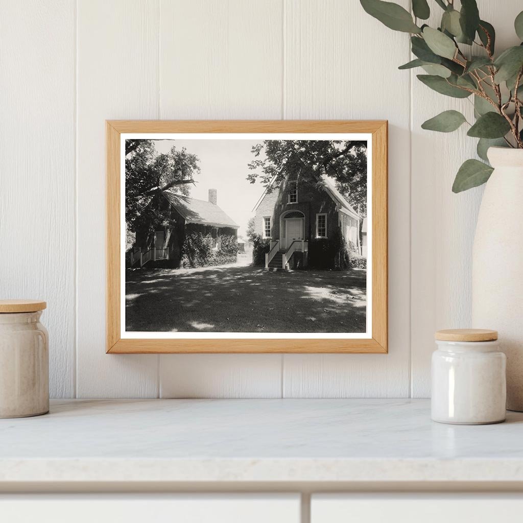 Historic Clerks Office, Eastville VA, 1680 - Vintage Photo