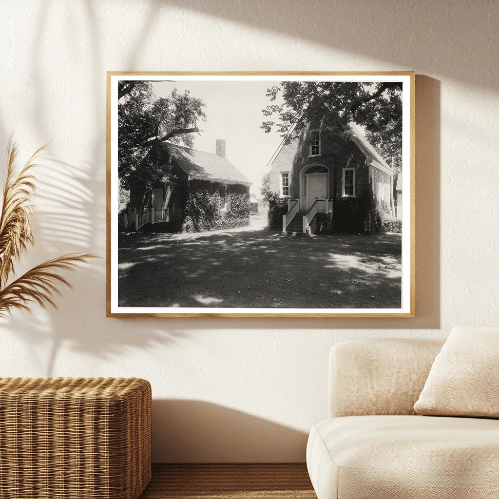 Historic Clerks Office, Eastville VA, 1680 - Vintage Photo