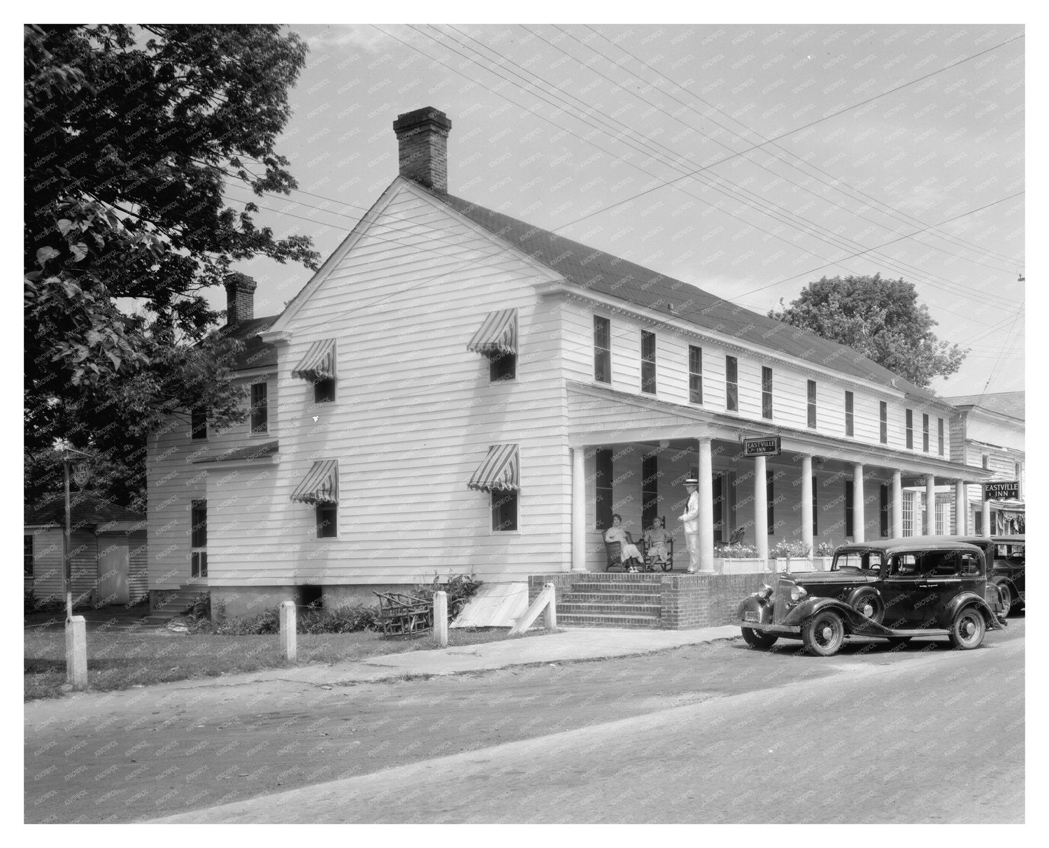 Vintage Photo of Eastville, VA Tavern - 20th Century