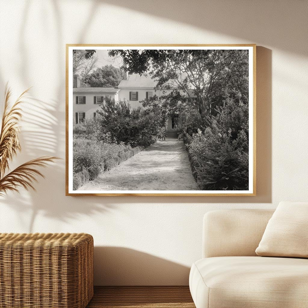 Historic Residence in Eastville, VA (1834) Vintage Photo