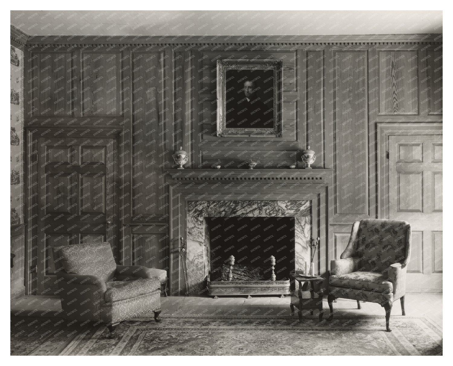Eastville, VA 1834 Vintage Interior Photograph