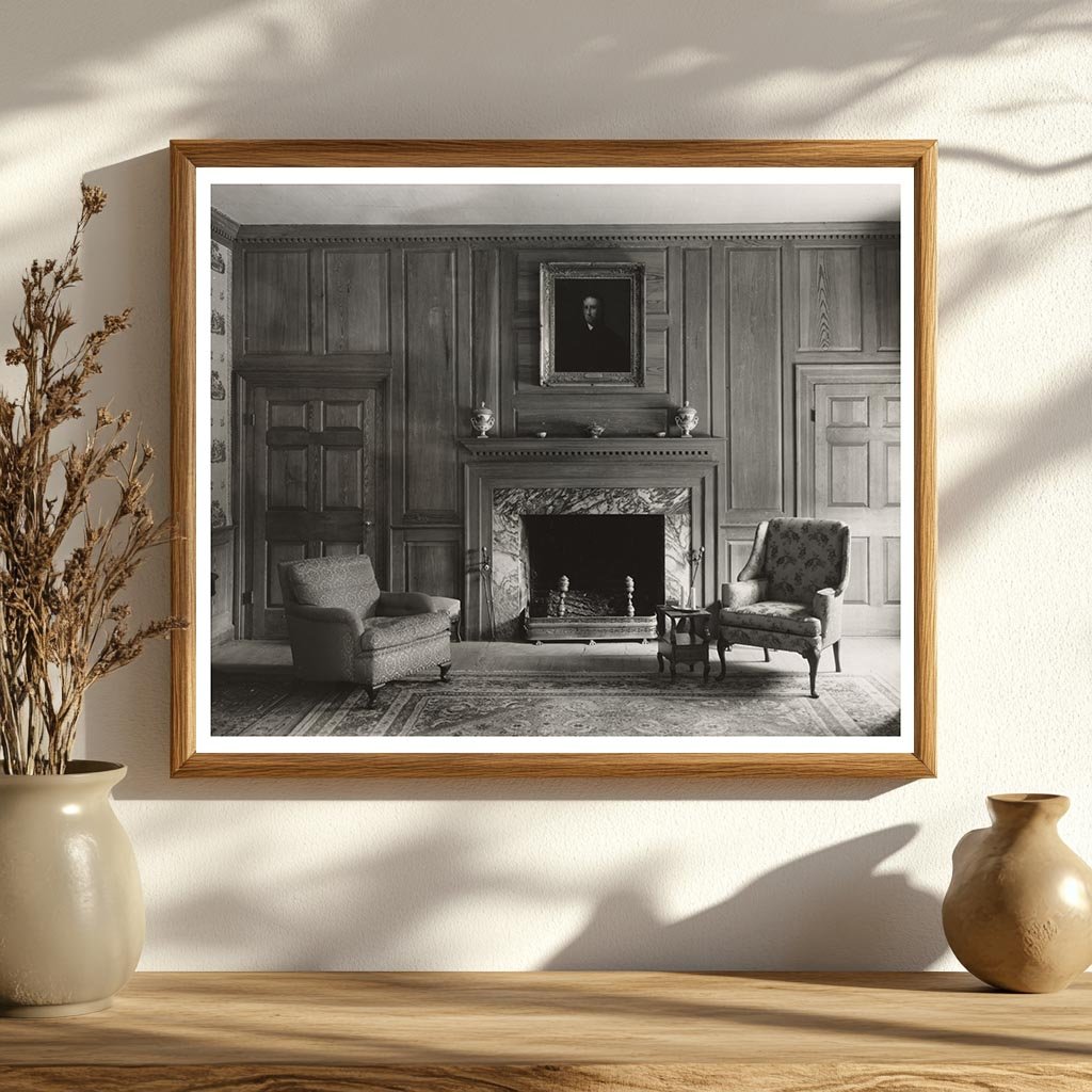 Eastville, VA 1834 Vintage Interior Photograph