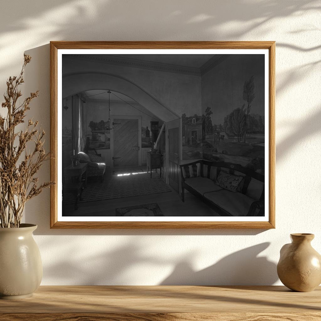 Eastville VA Historic Home Entrance Hall, 1834