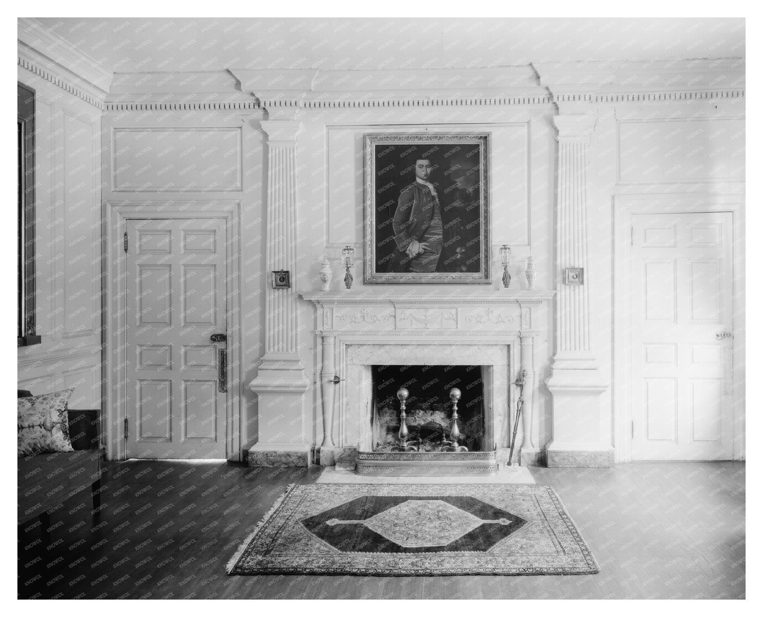 Historic Home Interior, Cherrystone Inlet, VA 1735