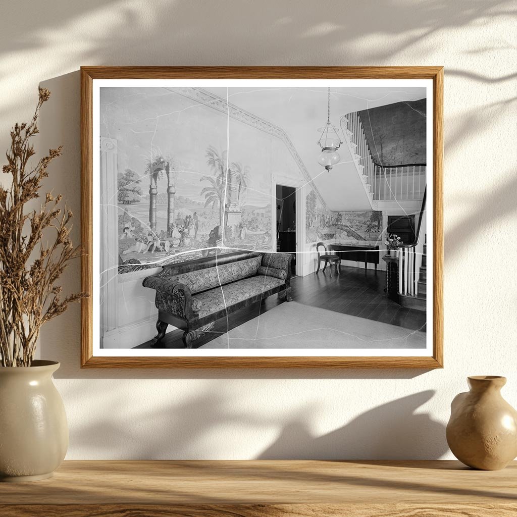 Eastville VA Vintage Home Interior Scene, 1780-1830