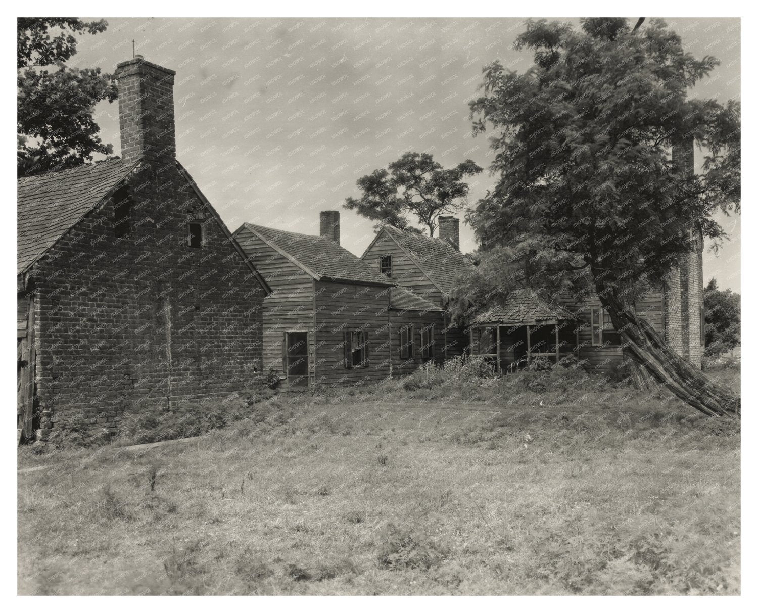Tankard Building, Northampton County, VA, 1690 Vintage Photo