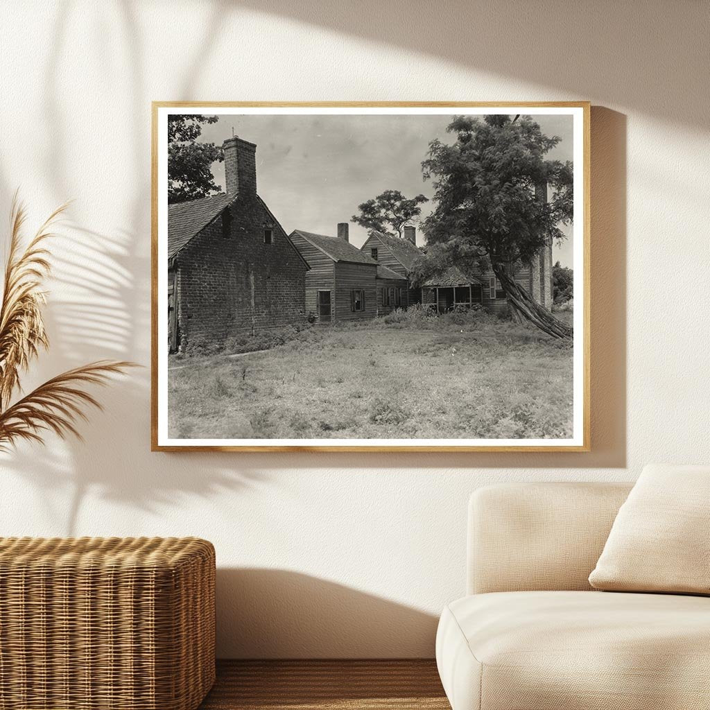 Tankard Building, Northampton County, VA, 1690 Vintage Photo