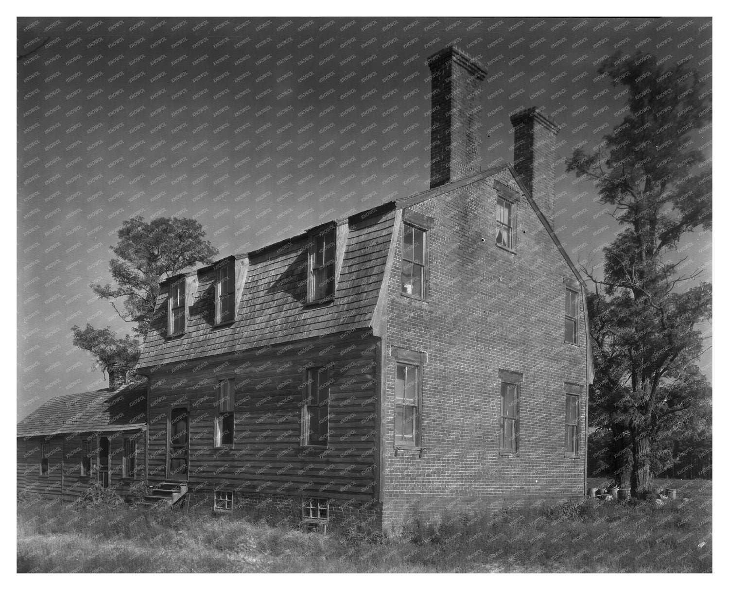 Franktown VA Rural Architecture Photo from 1953