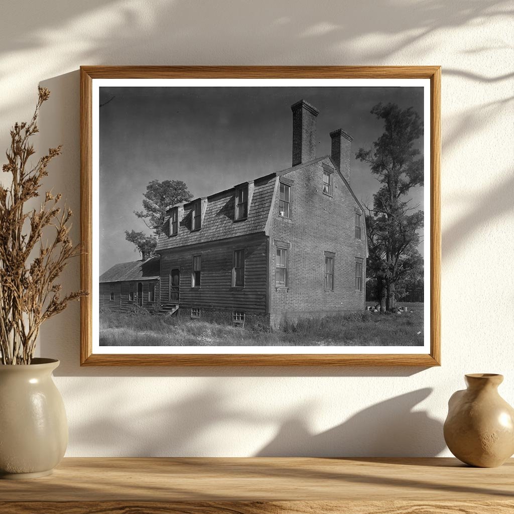 Franktown VA Rural Architecture Photo from 1953