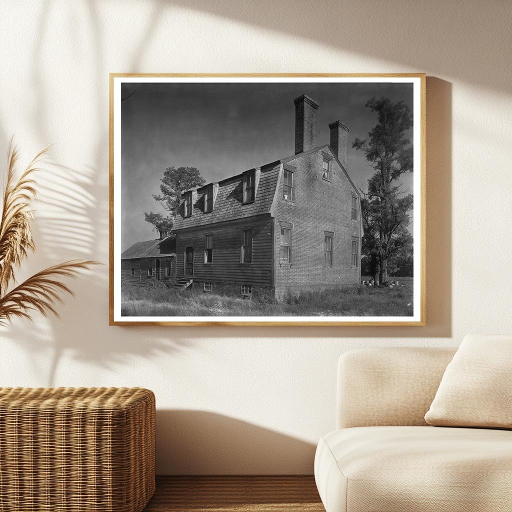 Franktown VA Rural Architecture Photo from 1953