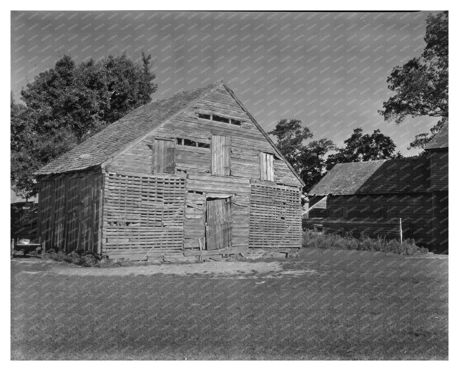 Cobbs Creek, VA Rural Landscape Photograph, 20th Century
