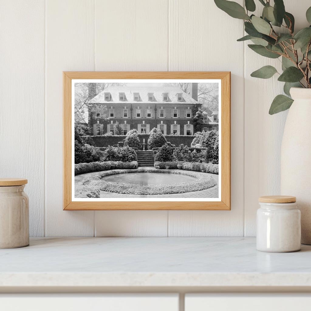 Gordonsville VA Vintage Architecture Photo 1953