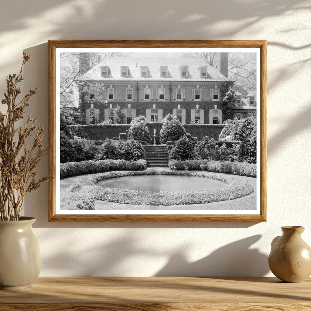 Gordonsville VA Vintage Architecture Photo 1953