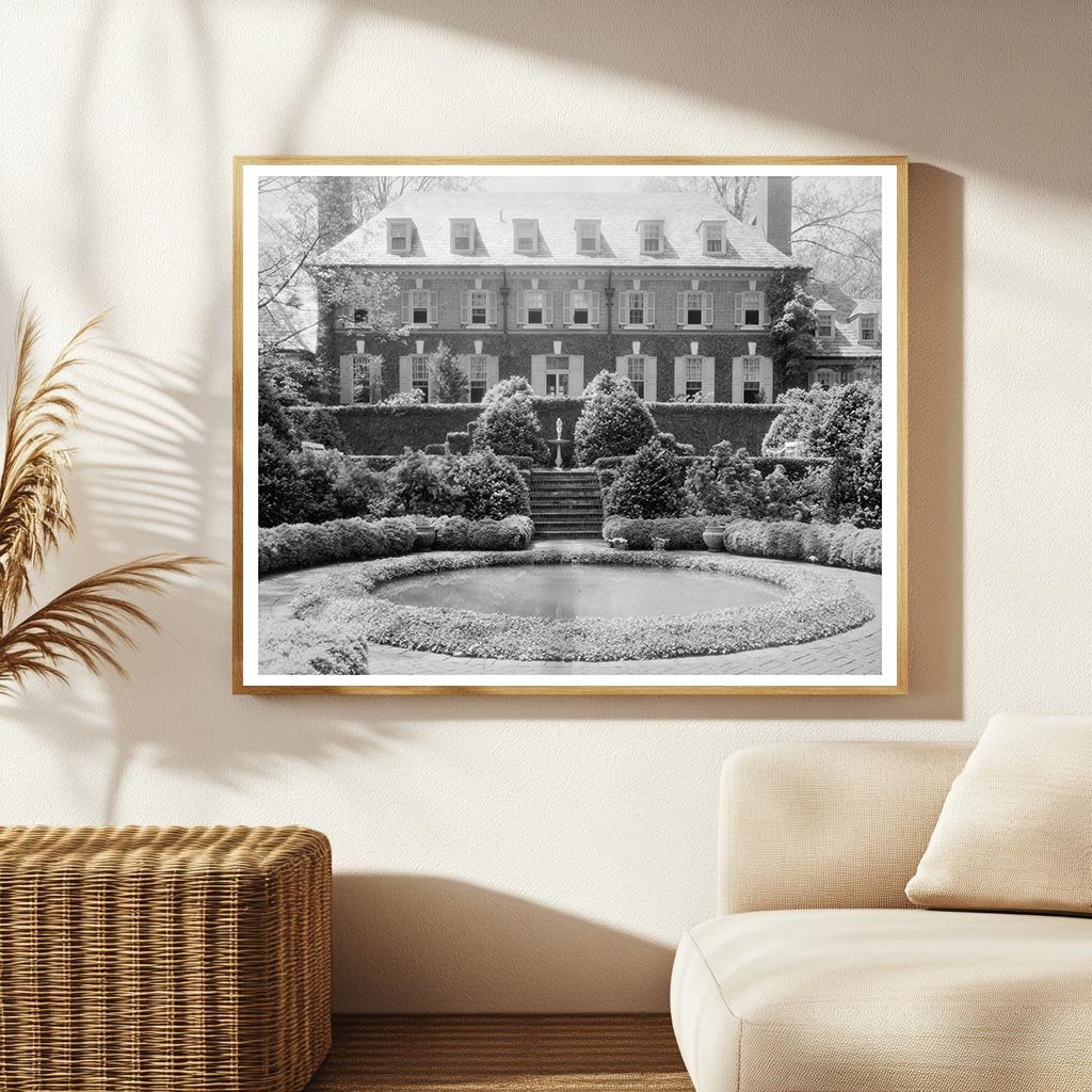 Gordonsville VA Vintage Architecture Photo 1953