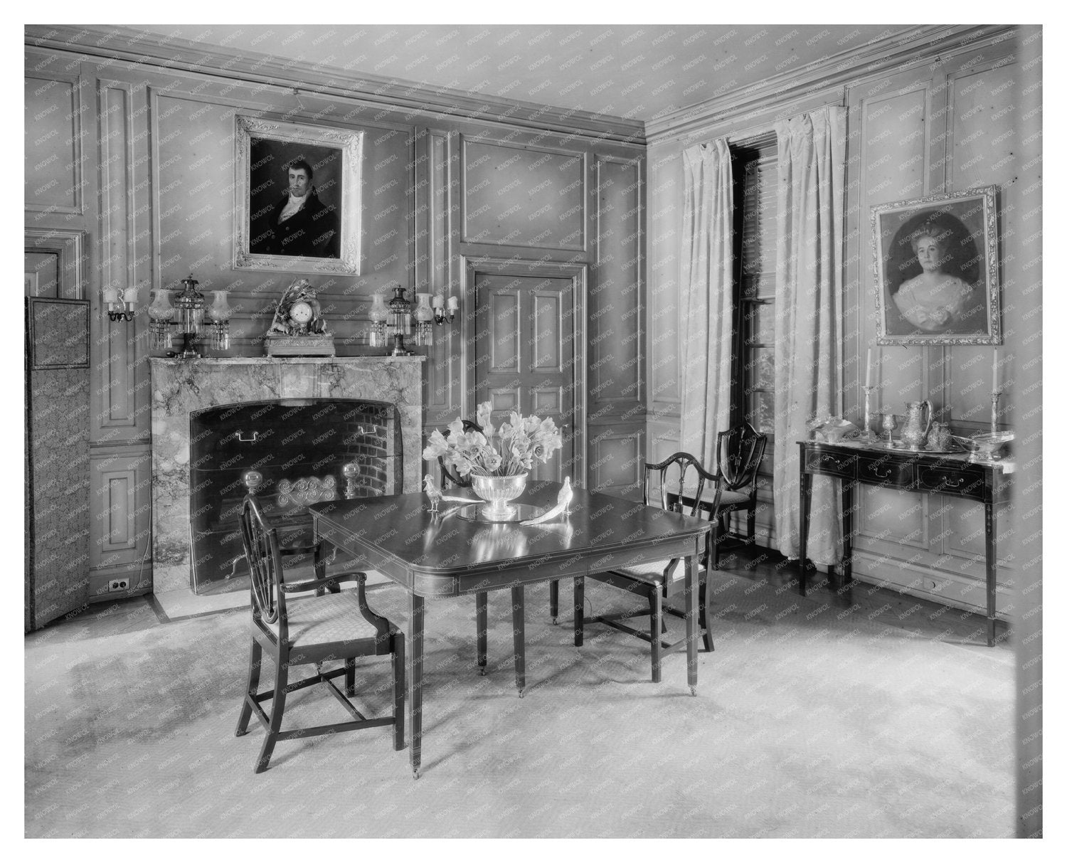 Vintage Interior Photo of Gordonsville, VA, 20th Century