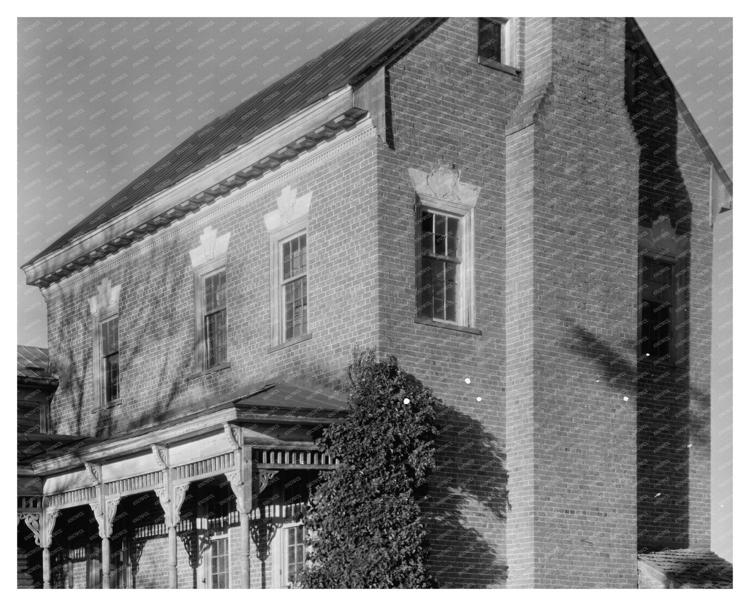 Chatham VA Brick House Photo, Early 20th Century
