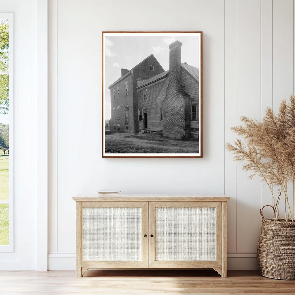 Vintage Photo of Chatham, VA Architecture, 1953