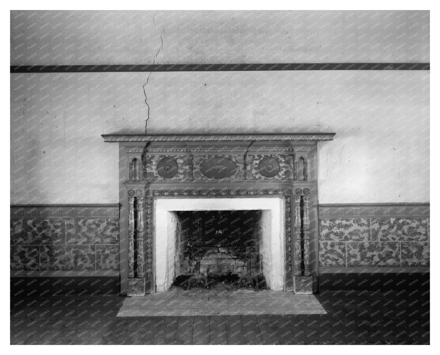 Chatham VA Interior Photo, Carnegie Survey 1953