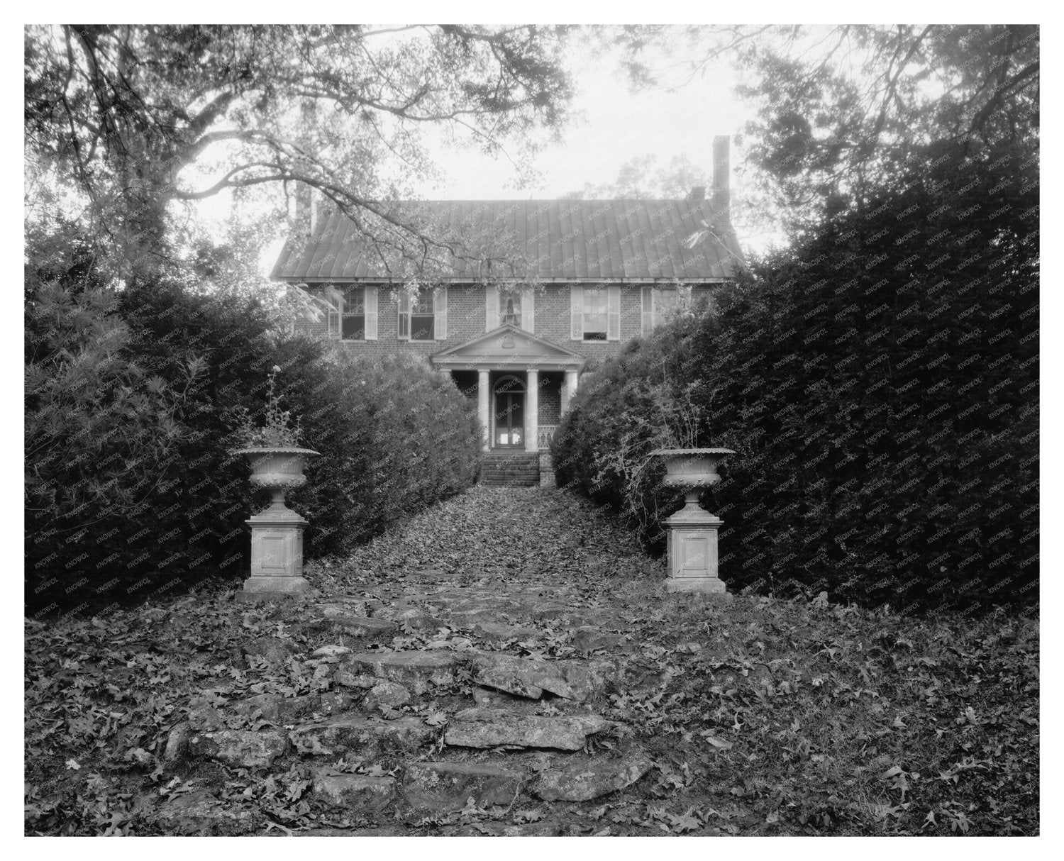 Historic Building in Danville, Virginia, 1825 Photo Archive