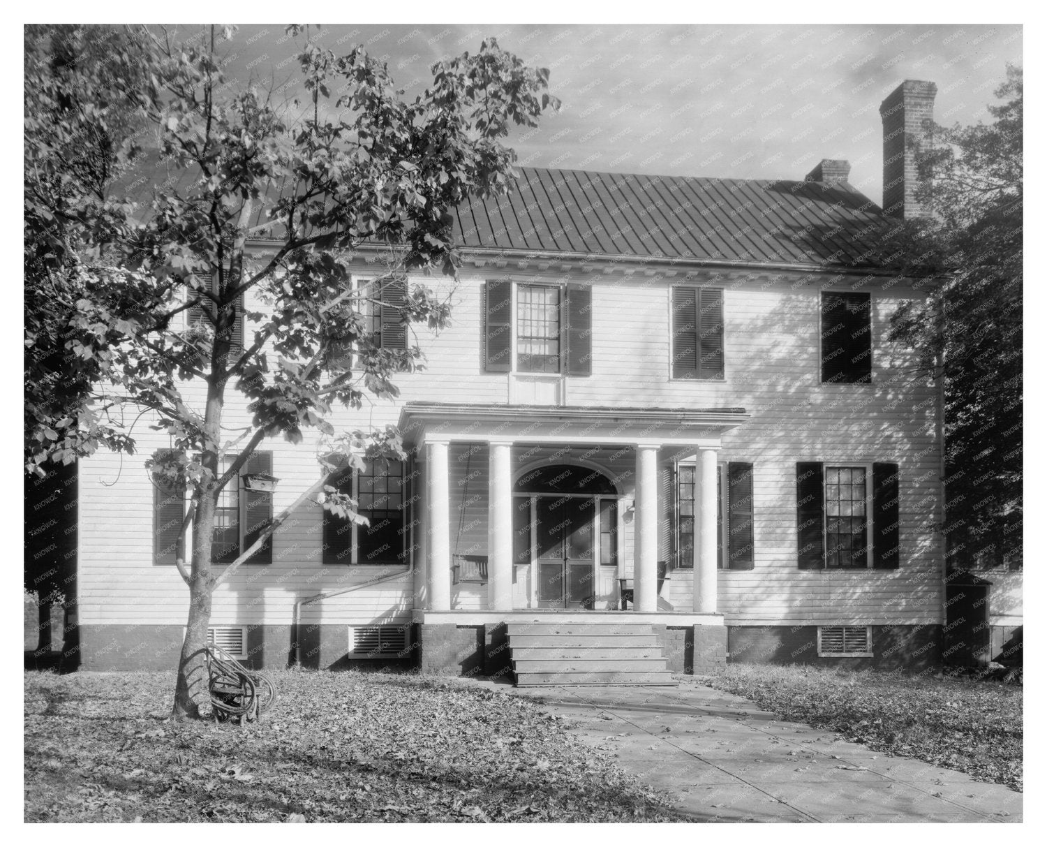 Pittsylvania County, VA Vintage House Photo, 1953