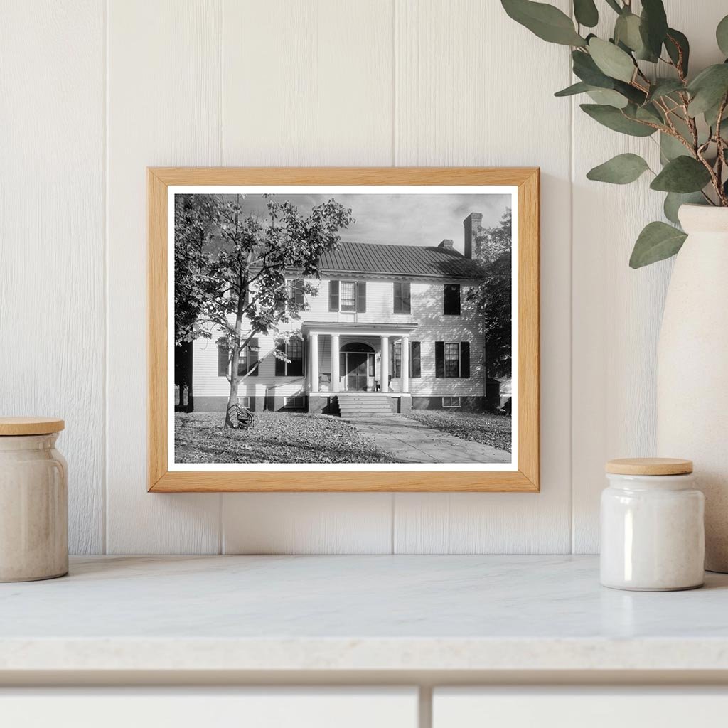 Pittsylvania County, VA Vintage House Photo, 1953