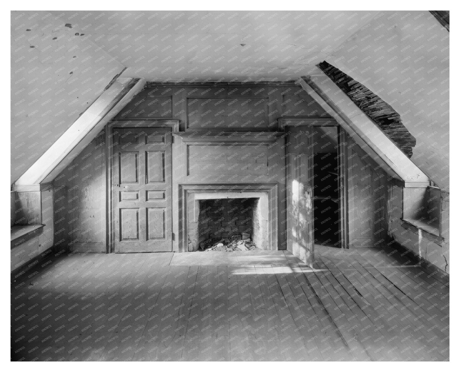 Powhatan County, VA Vintage Architecture Photo 1953