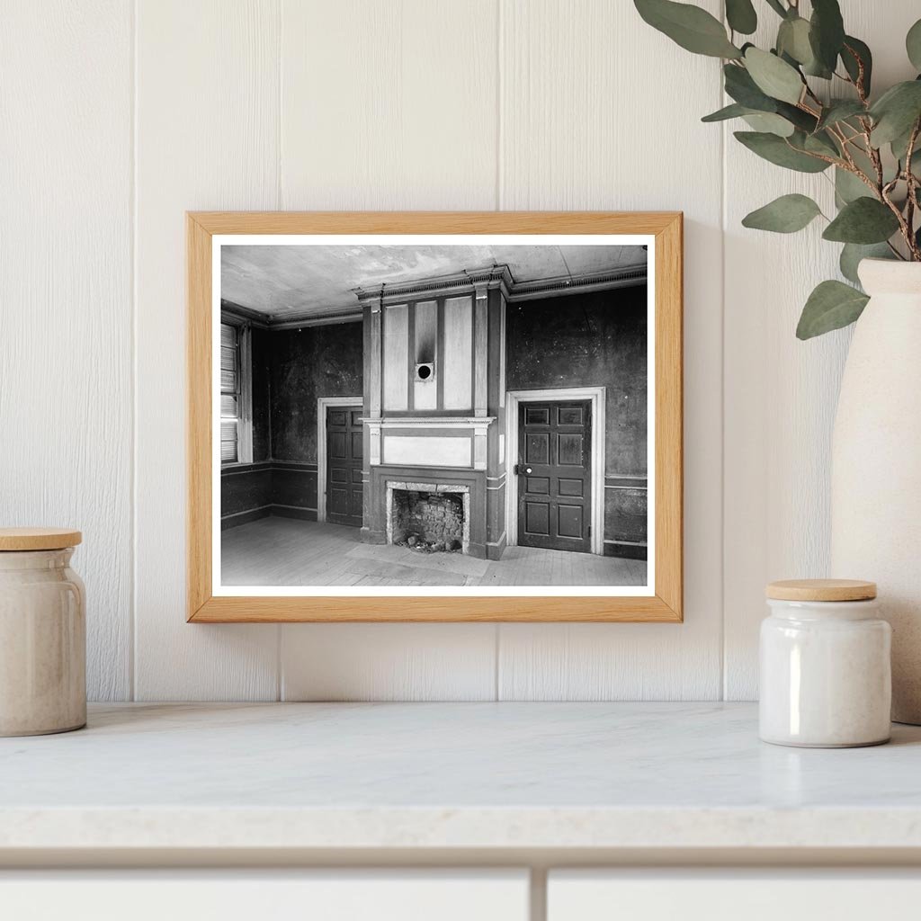 Historic Interior Photo, Powhatan County, VA, 1953