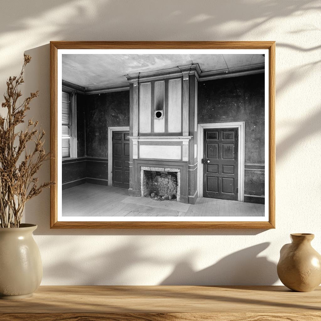 Historic Interior Photo, Powhatan County, VA, 1953