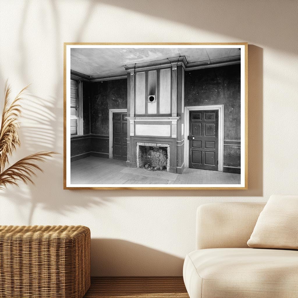 Historic Interior Photo, Powhatan County, VA, 1953