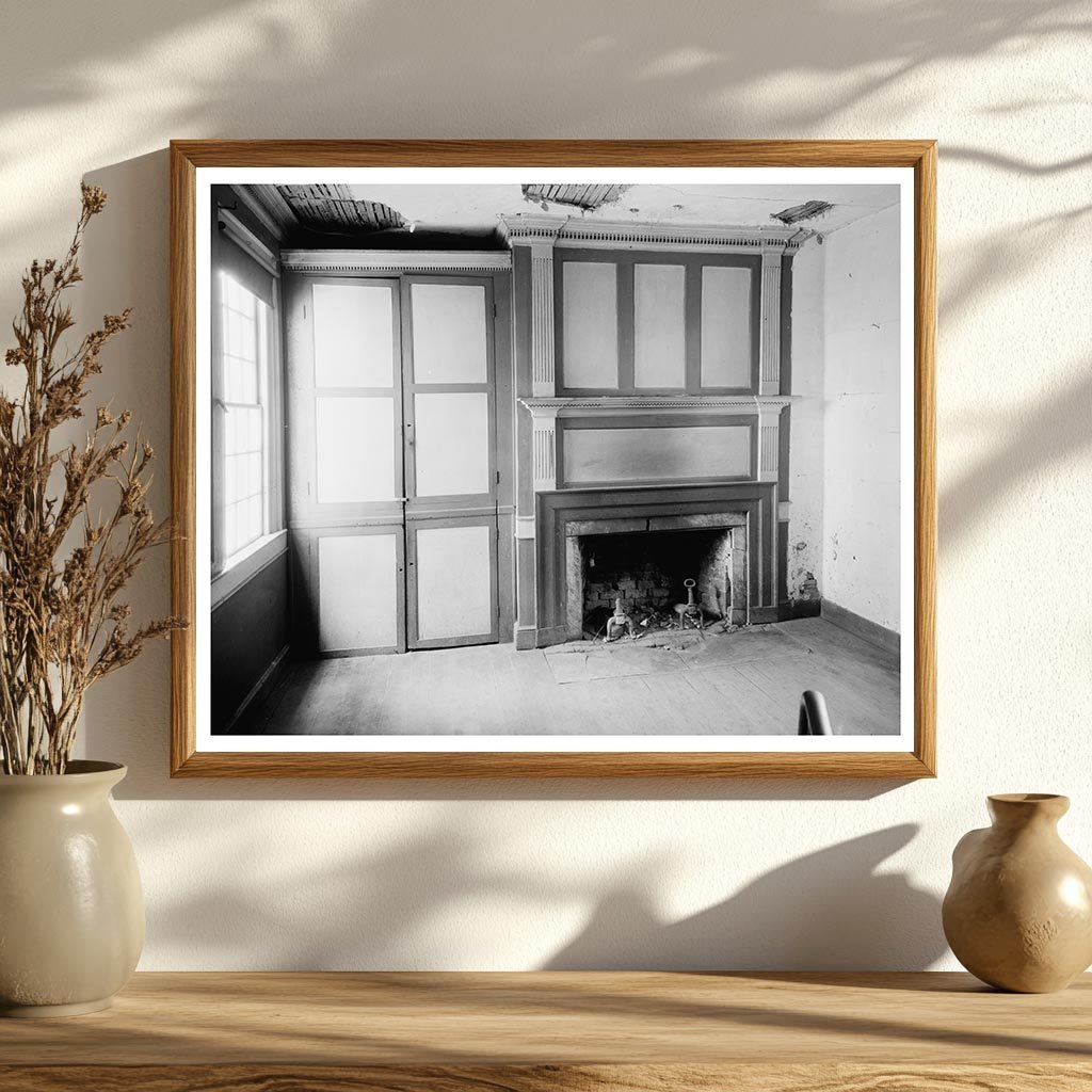 Powhatan County VA Interior Scene, Early 20th Century